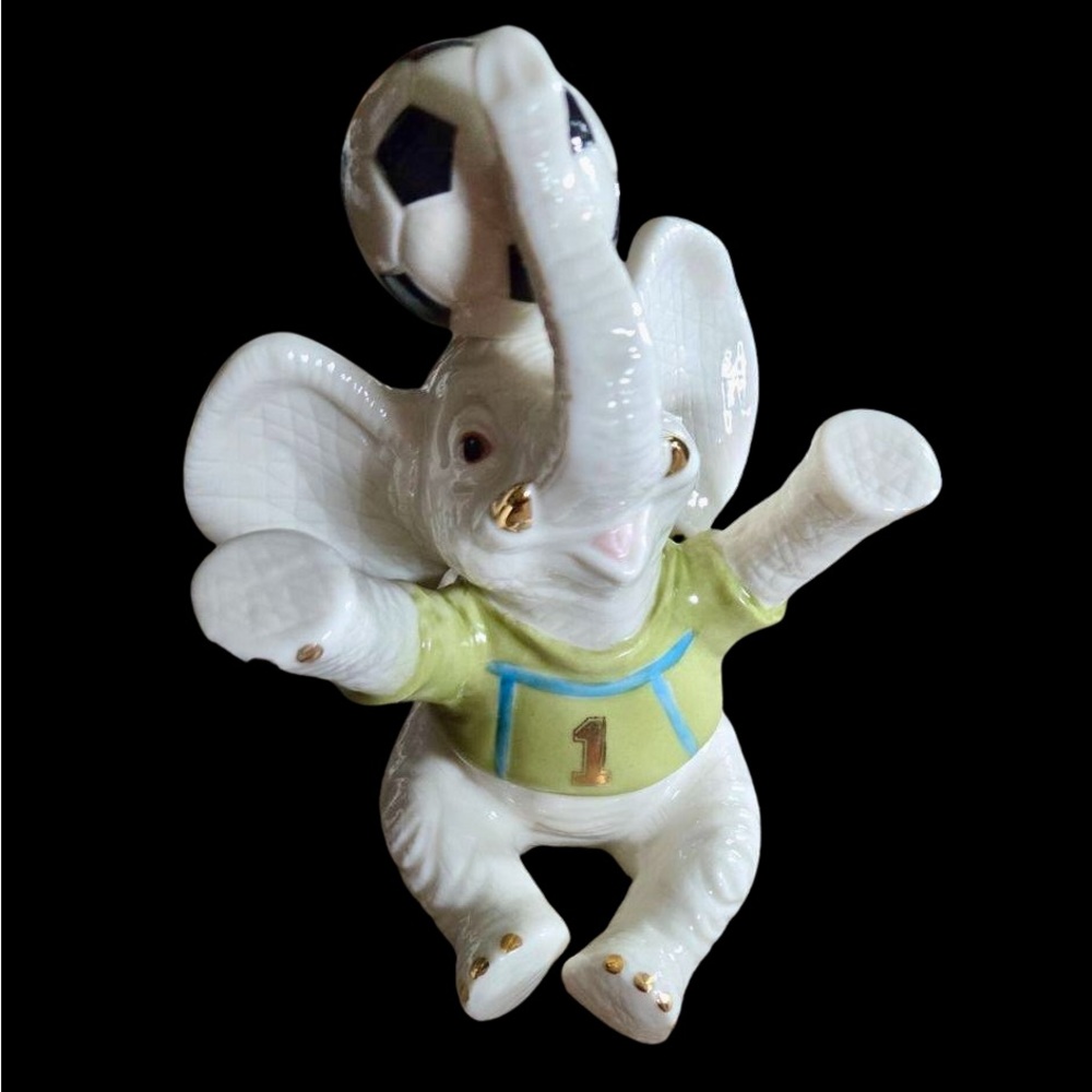 Lenox Soccer Elephant  (1 Year Old Birthday)